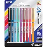 PILOT Precise V7 Rollerball Pens, 0.7mm, Limited Edition Assorted, 9-Pack – view 1