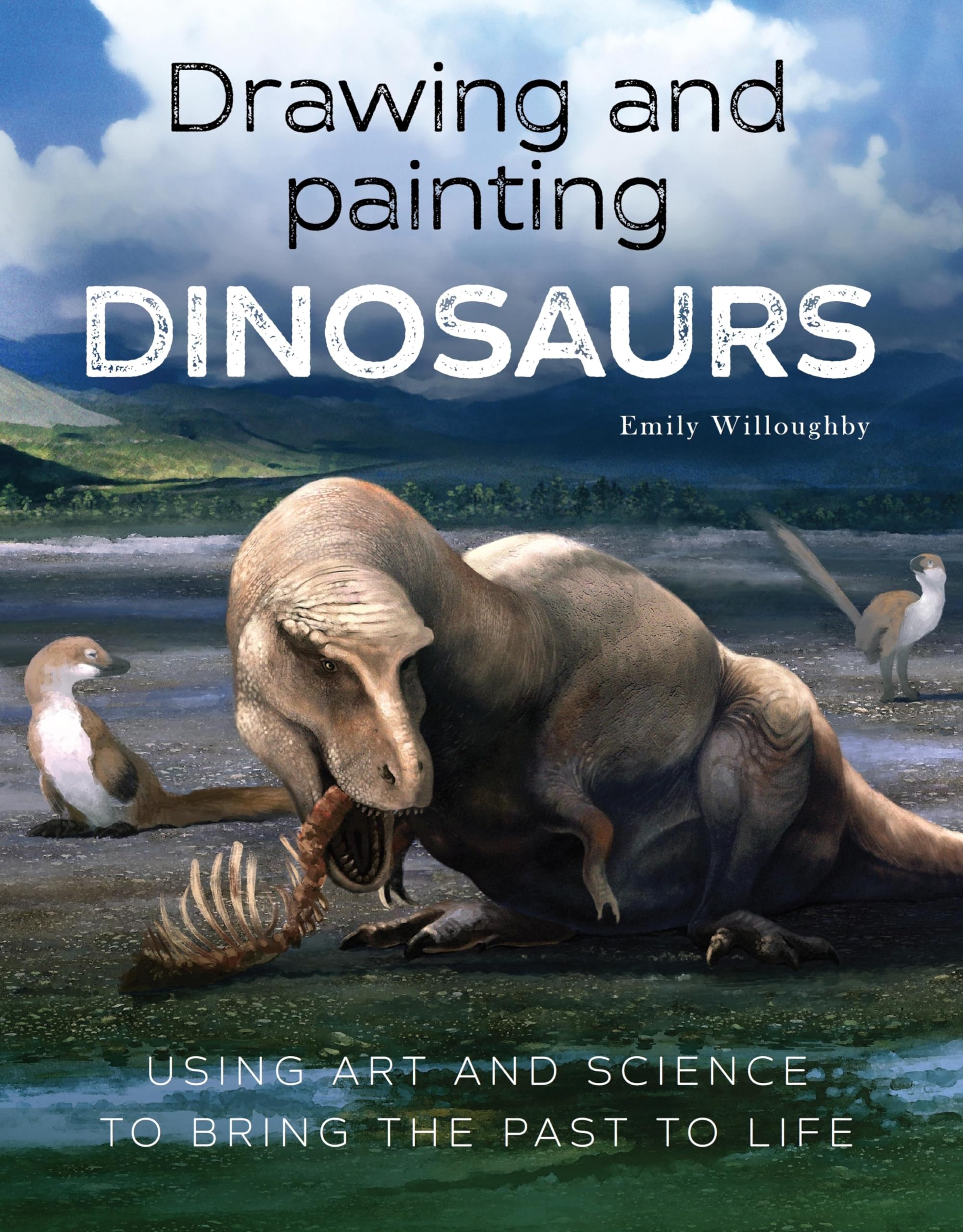 Livre de technique Drawing and Painting Dinosaurs art science préhistoire