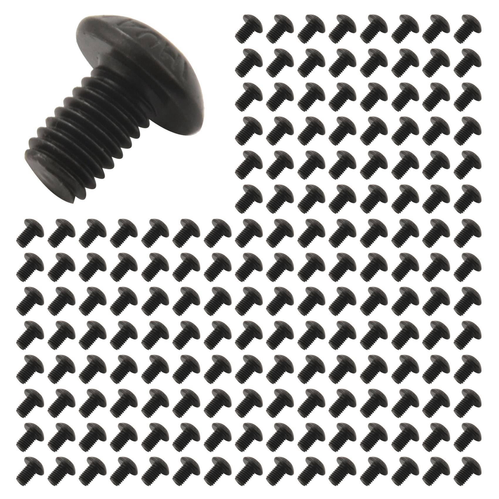 Jnchdghwa Black M5x8mm Button Head Hex Socket Cap Bolt 300 Pcs