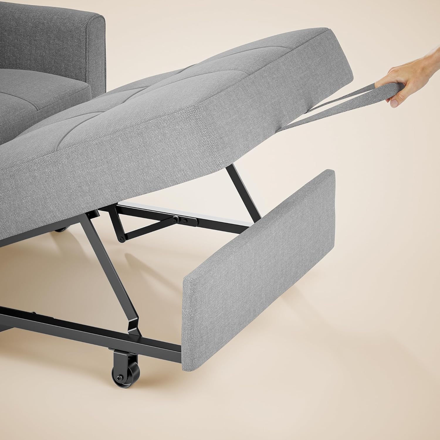 Gizoon Sofa Bed Chair 3 in 1 Convertible, Pullout Single Sleeper Chair Bed with Adjustable Backrest, Spacious Multifunctional Sofa Couches for Living Room, Bedroom, Apartment 3 81+d3745wbL. AC SL1500