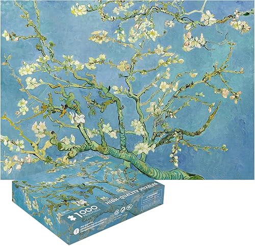 Miniatura 8 de Van Gogh - Rompecabezas de 1000 piezas para adultos, diseño de flores de almendra, rompecabezas de 1000 piezas de Van Gogh para adultos, 1000 piezas