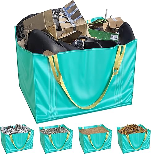 Skywin Bolsa de basura verde Bolsas de compostaje de 45 pulgadas para eliminación de desechos Bolsas de basura resistentes ideales para bolsas de