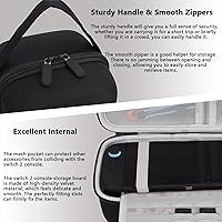 Vista 4 de Travel Carrying Case for Nintendo Switch 2, Large Capacity Hard Shell Protective Case with Removable Strap Fits for Switch 2 Console, AC Charger