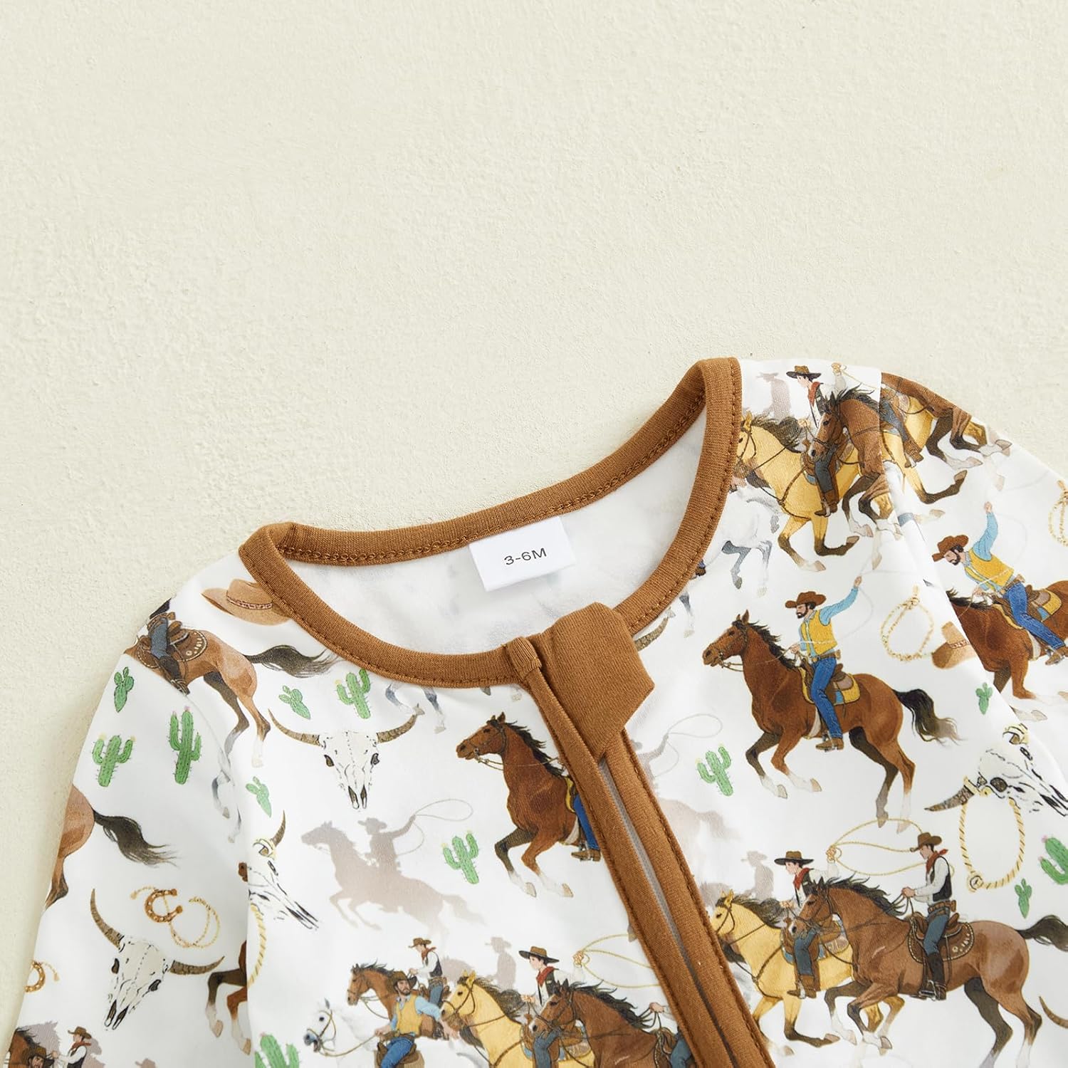 Western Baby Boy Clothes Infant Mallard Duck Cowboy Romper Rodeo Country Hunting Zipper Jumpsuit Fall Outfit - Image 6