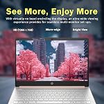 HP Stream 14" HD Laptops for Student & Business, Intel Processor N150, 16GB RAM, 1.12TB Storage (128GB UFS+1TB Docking Station Set),1-Year Office 365, Copilot AI, Webcam, Wi-Fi 6, Win 11s, Gold