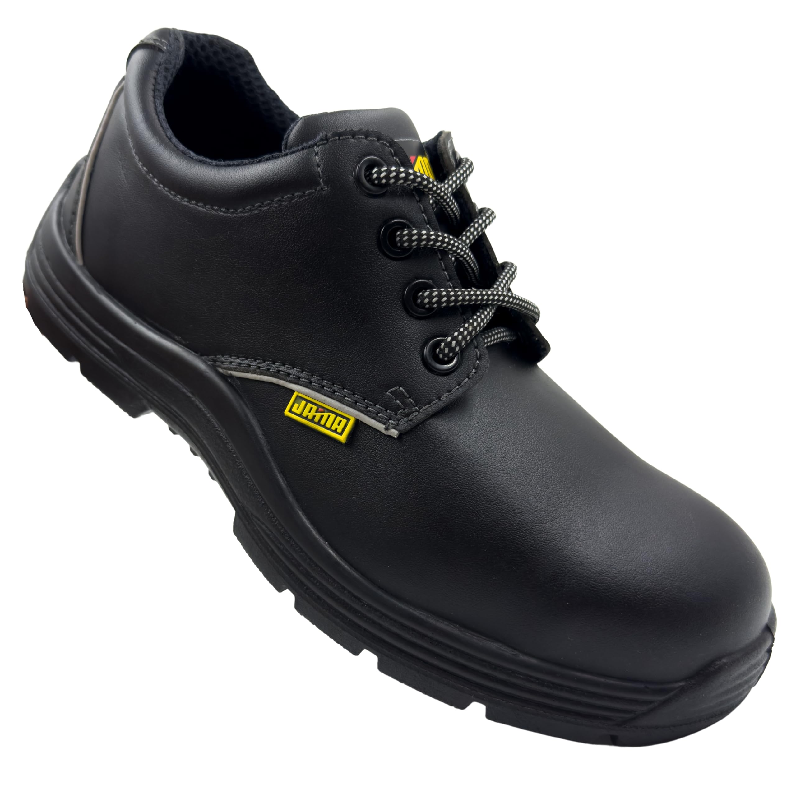 Jama JM003 Safety Shoe for Heavy Duty Work | Professional Look, Micro Fiber Washable Upper Ideal for Hospital, Warehouse, Pharmaceutical Industry & Labs, Steel Toe | Size 09 UK/INDIA-image-33