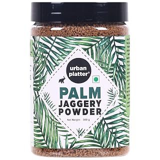 Urban Platter Palm Jaggery (Karupatti), 300g (Natural Sweetener | Unrefined & Chemical-Free)