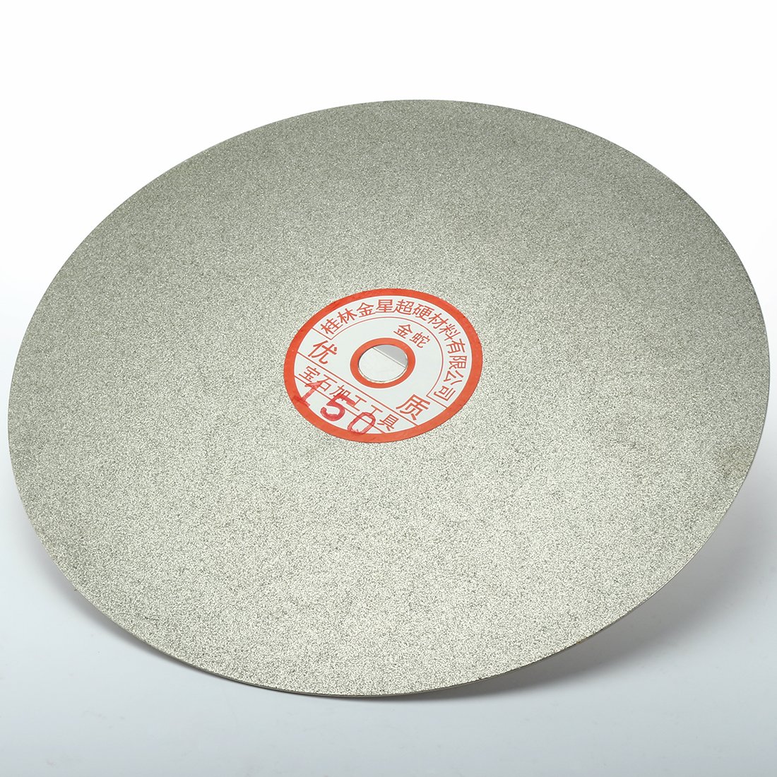 sourcing map 200mm grain 150 8" revêtement Diamant Plat tour roue Disque Disque ponçage meulage