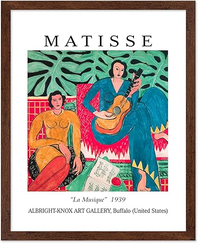 Miniatura 22 de Poster Master Póster vintage de Henri Matisse – Impresión retro de La Musique – Arte de Fauvismo – Arte de pared musical – Regalo para hombres y