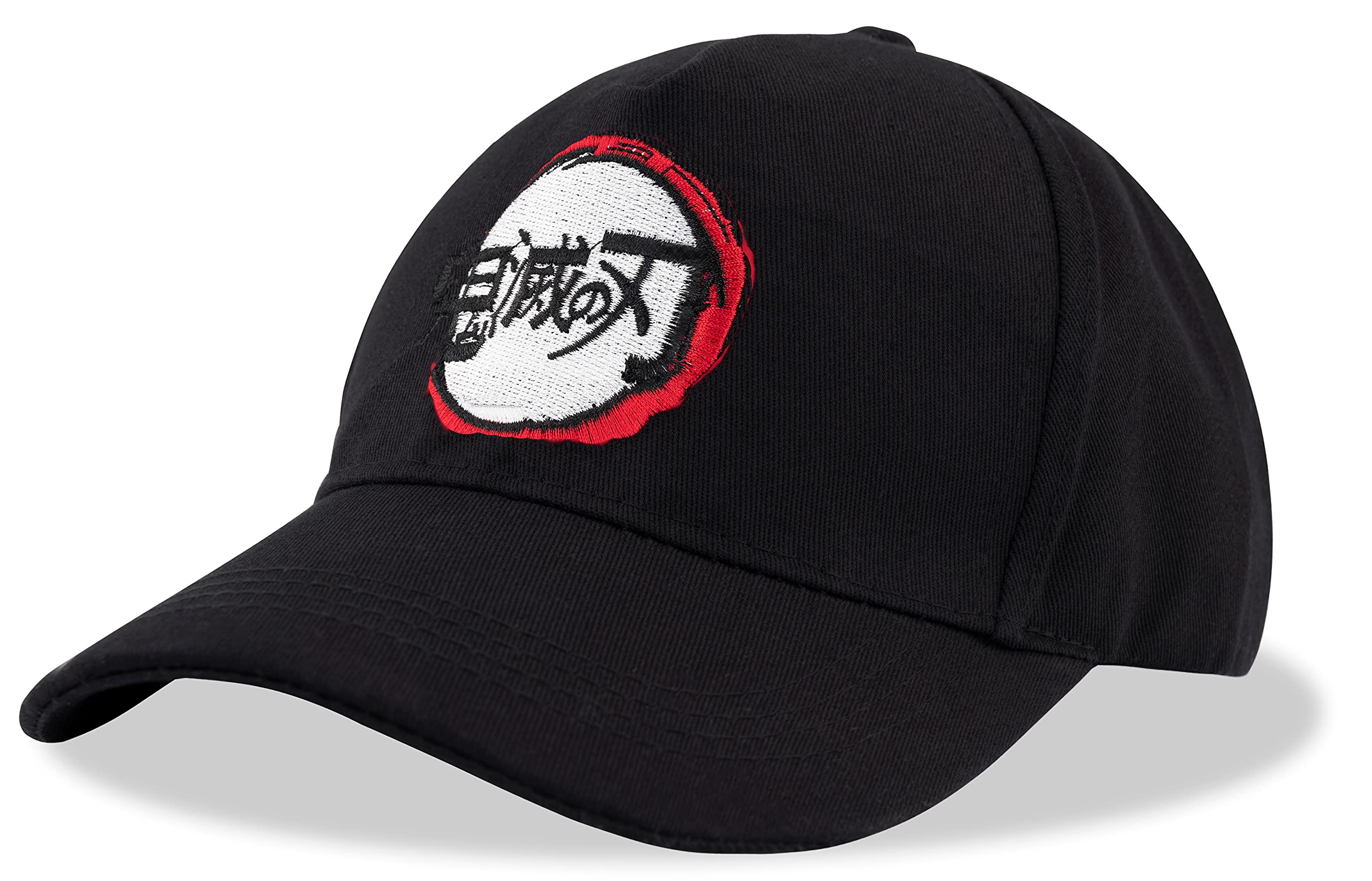 RoffatideAnime Demon Slayer Adjustable Baseball Cap Embroidered Cotton Dad Hat