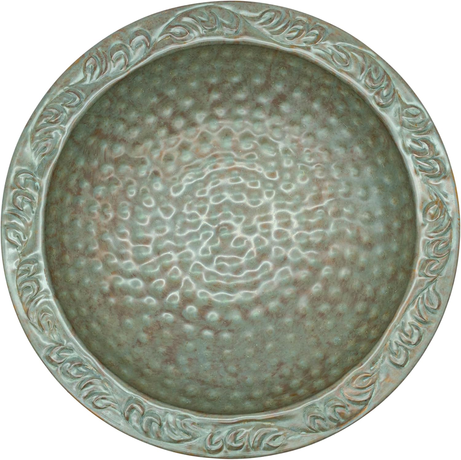 Good Directions Blue Verde Bird Bath on Garden Pole 13'