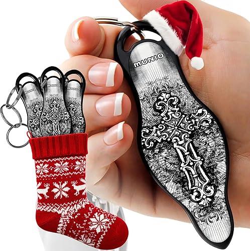 MUNIO Self Defense Keychain – Stylish, Portable Safety Tool for Women & Men – Non-Lethal, TSA Approved, Made in USA cruz