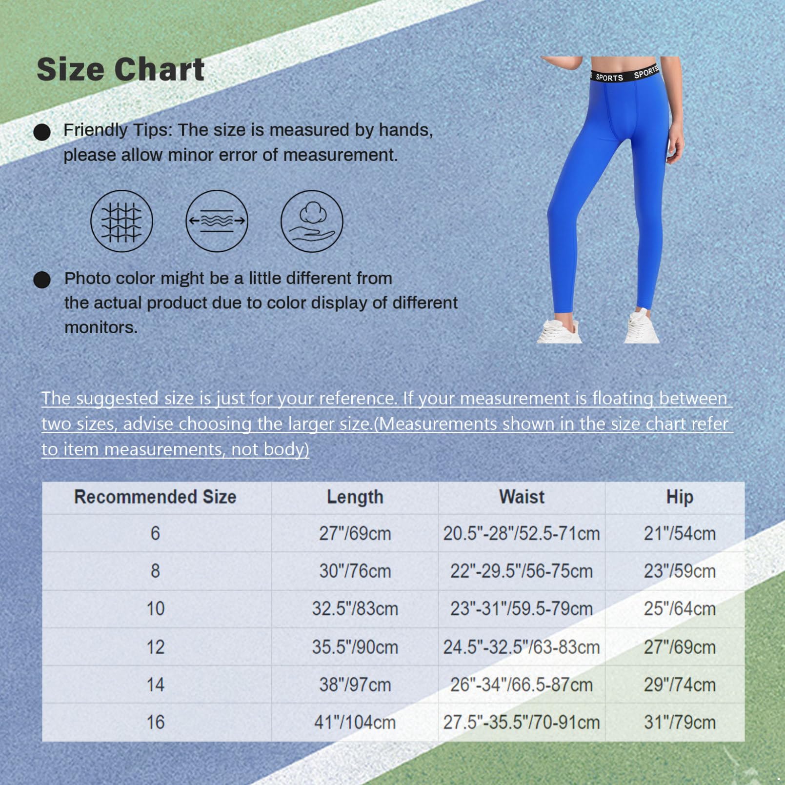 inhzoy Calzamaglia da Corsa Running Jogging Bambino e Ragazzo Fitness Leggings Sportivi da Allenamento a Vita Alta Pantaloni Compression Calcio Basket Sportswear