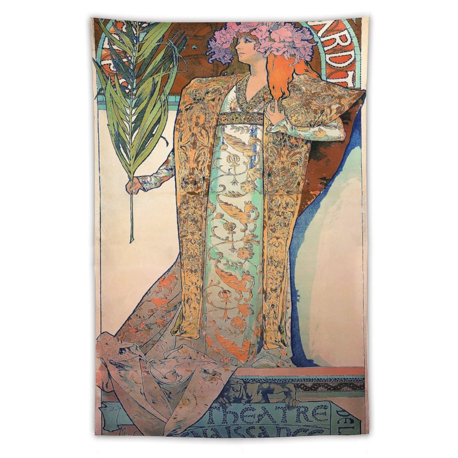 Amazon.co.jp: Alphonse Mucha アルフォンス・ミュシャ 《ジスモンダ 