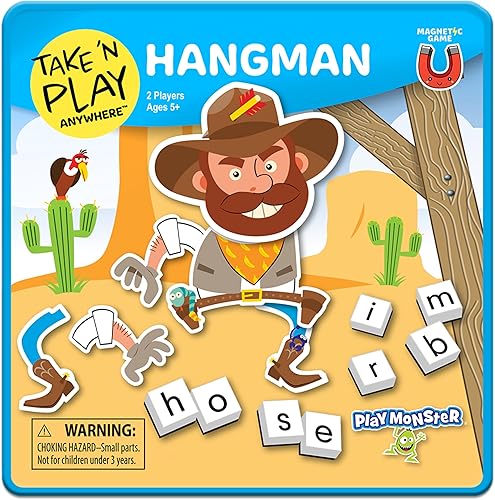 PlayMonster Take N Play Anywhere - Hangman 675 pulgadas de ancho x 675 pulgadas de largo