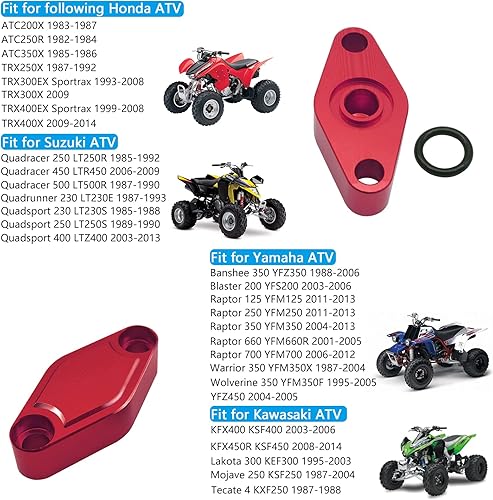 Miniatura 2 de Placa de freno de estacionamiento CNC para Honda Yamaha Suzuki Kawasaki, ATC 200250350 TRX 250300400, Banshee Warrior Wolverine Blaster Raptor YFZ