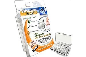 Precut Orthowax Plus Unscented Orthodontic Wax
