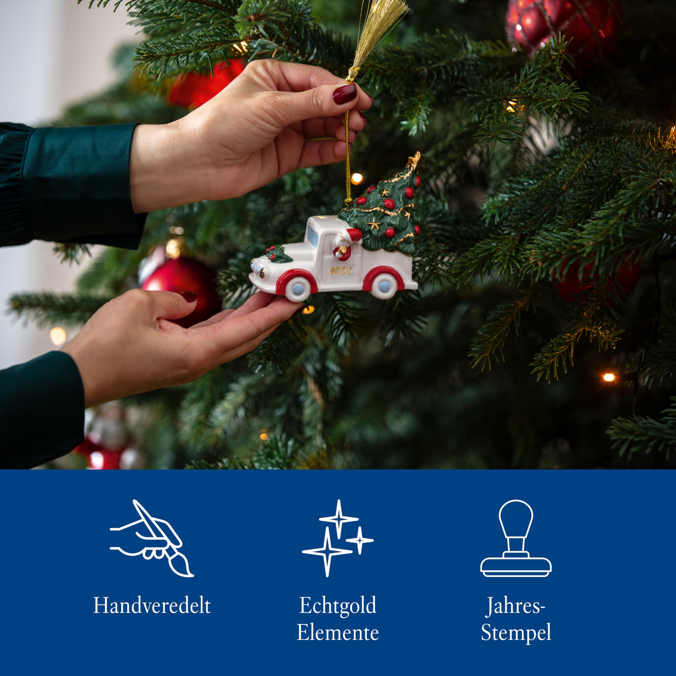 Villeroy & Boch Annual Ornaments décoration pour Le Sapin Gondole 7 cm