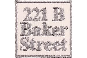 221B Baker Street Sherlock Holmes Iron-On Patch