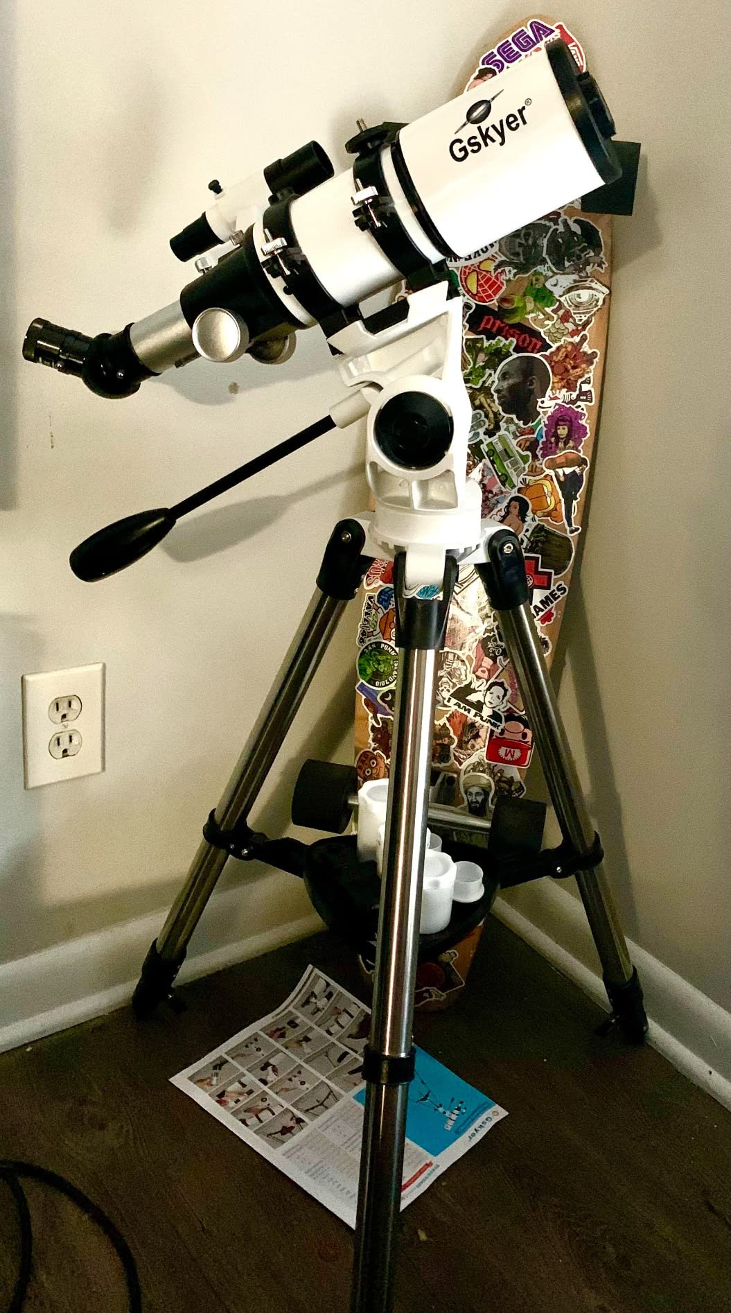 36/mo Finance Gskyer Telescope, Telescopes for Adults, 80mm AZ Space