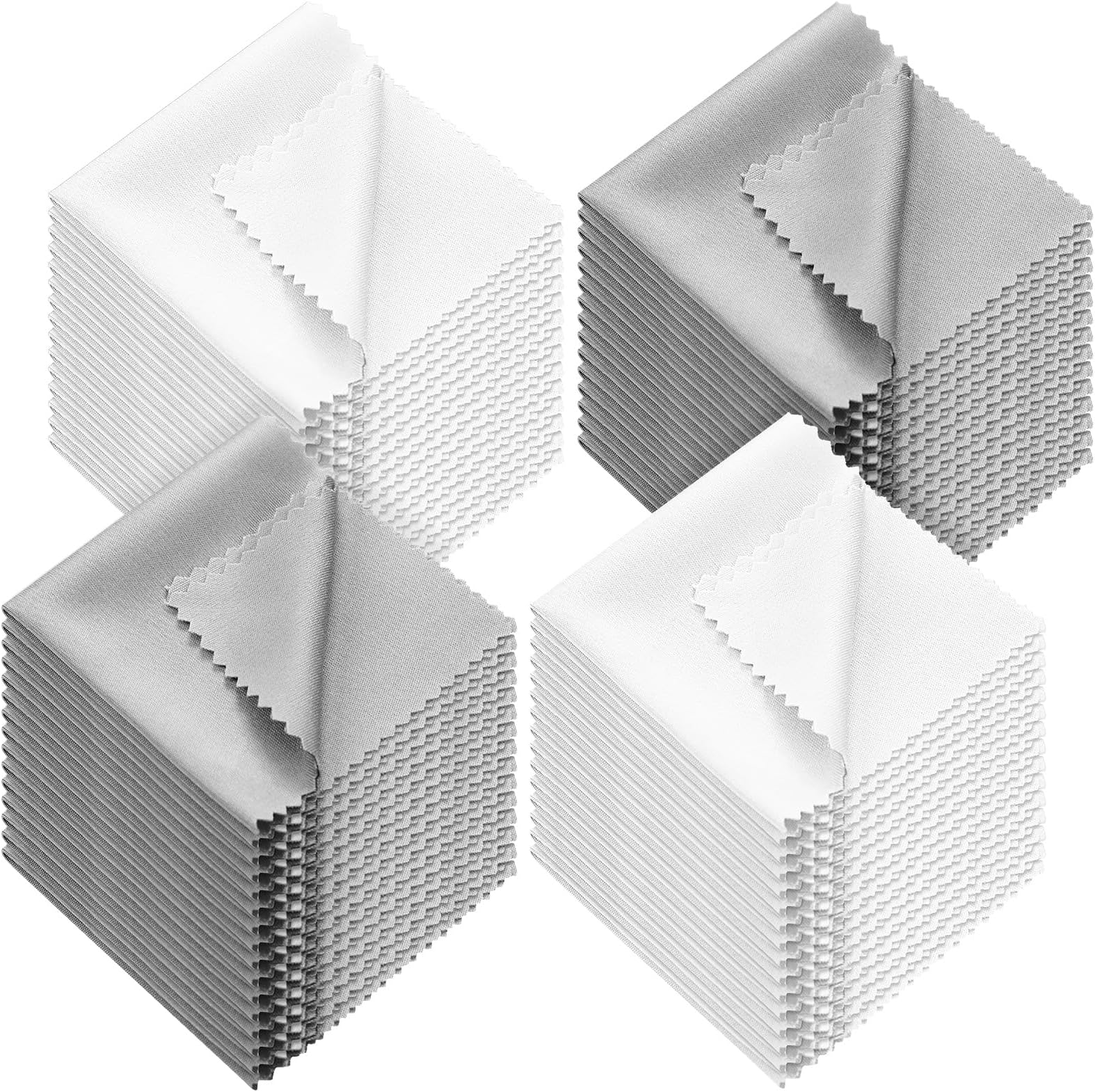 Sumind 100Pcs Eyeglass Cleaning Cloth Bulk 5.5 in