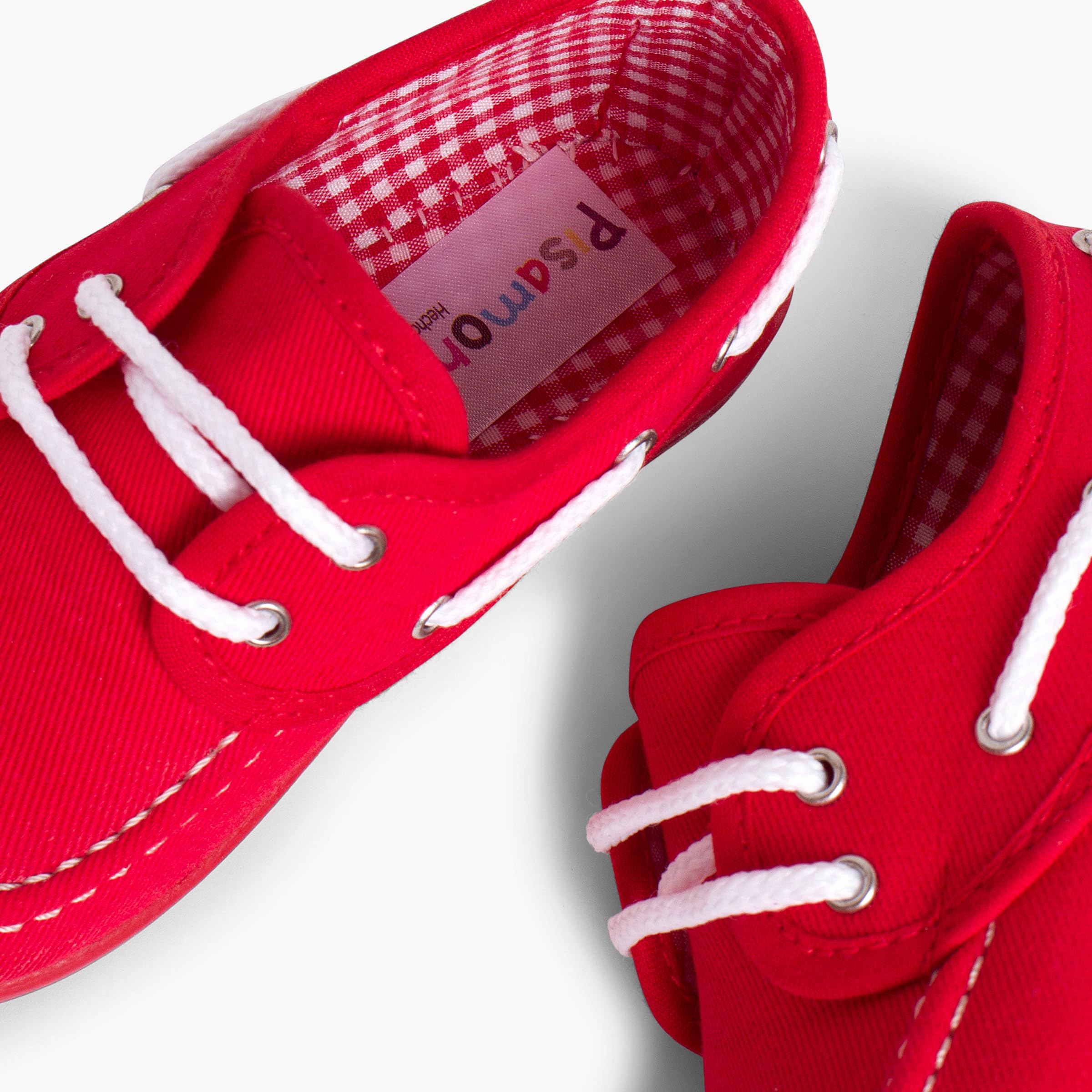 Pisamonas Náuticos Tela Cordones Niño