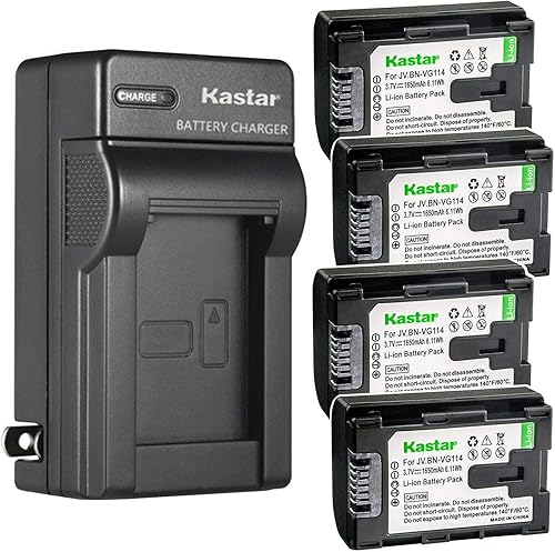 Miniatura 9 de Kastar AC - Cargador de batería de repuesto para JVC BN-VG107 BN-VG107AC BN-VG107E BN-VG107EU BN-VG107U BN-VG107US BN-VG107USM BN-VG108 BN-VG108AC