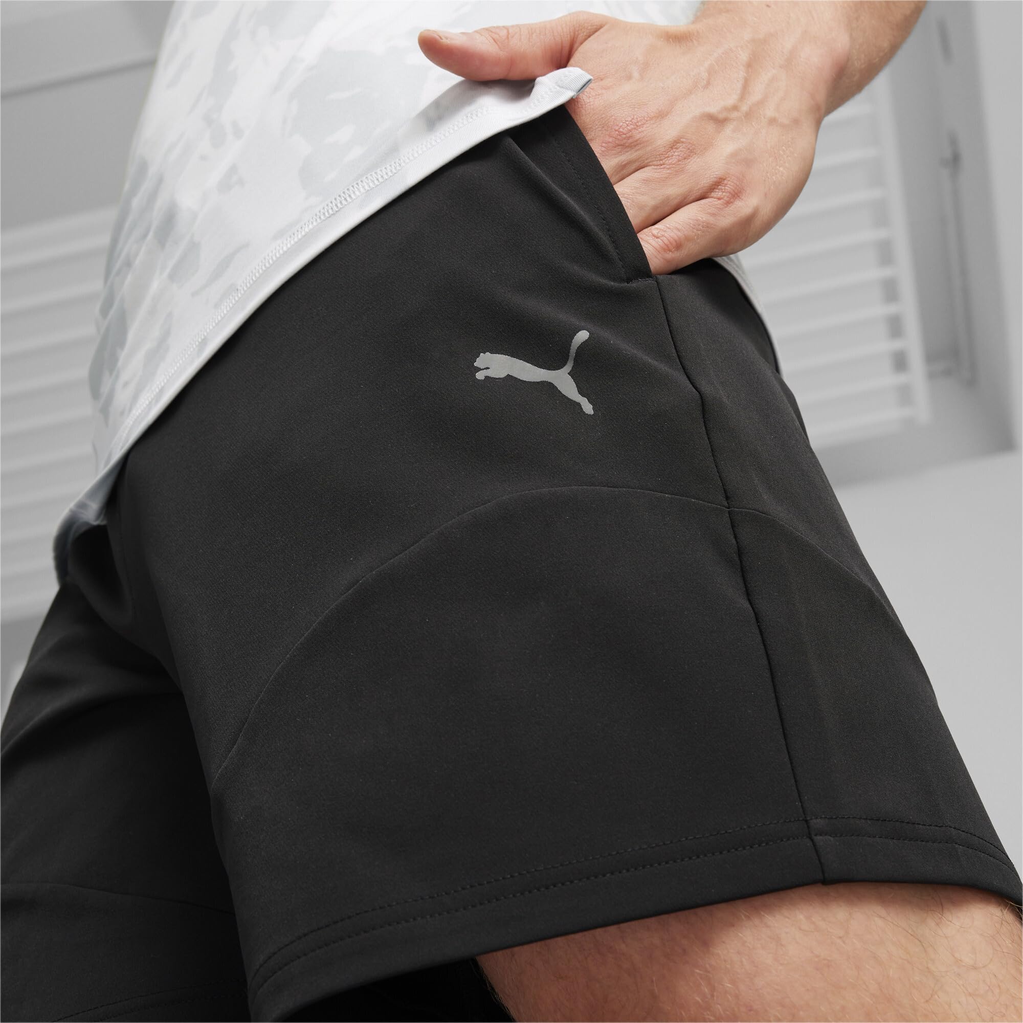 PUMA - Ultramove Woven Short 7”, Pantaloncini in Tessuto Unisex - Adulto