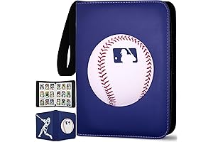 Carry Your Collection Smartly: Baseball Card Binder 9 Pocket, 50 Sleeves 900-Card Storage Solution