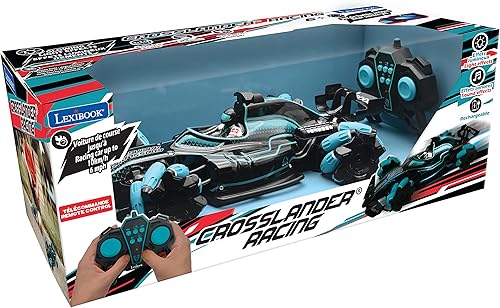 Miniatura 4 de Lexibook, Crosslander Racing, Coche de carreras a control remoto, Fórmula 1, hasta 6.2 mih, efectos de luz y sonido, chorro de humo, control remoto