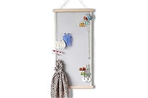 Heesch Earring Organizer Holder Earring Display Wall Mount Hanging Jewelry Organizer Stud...