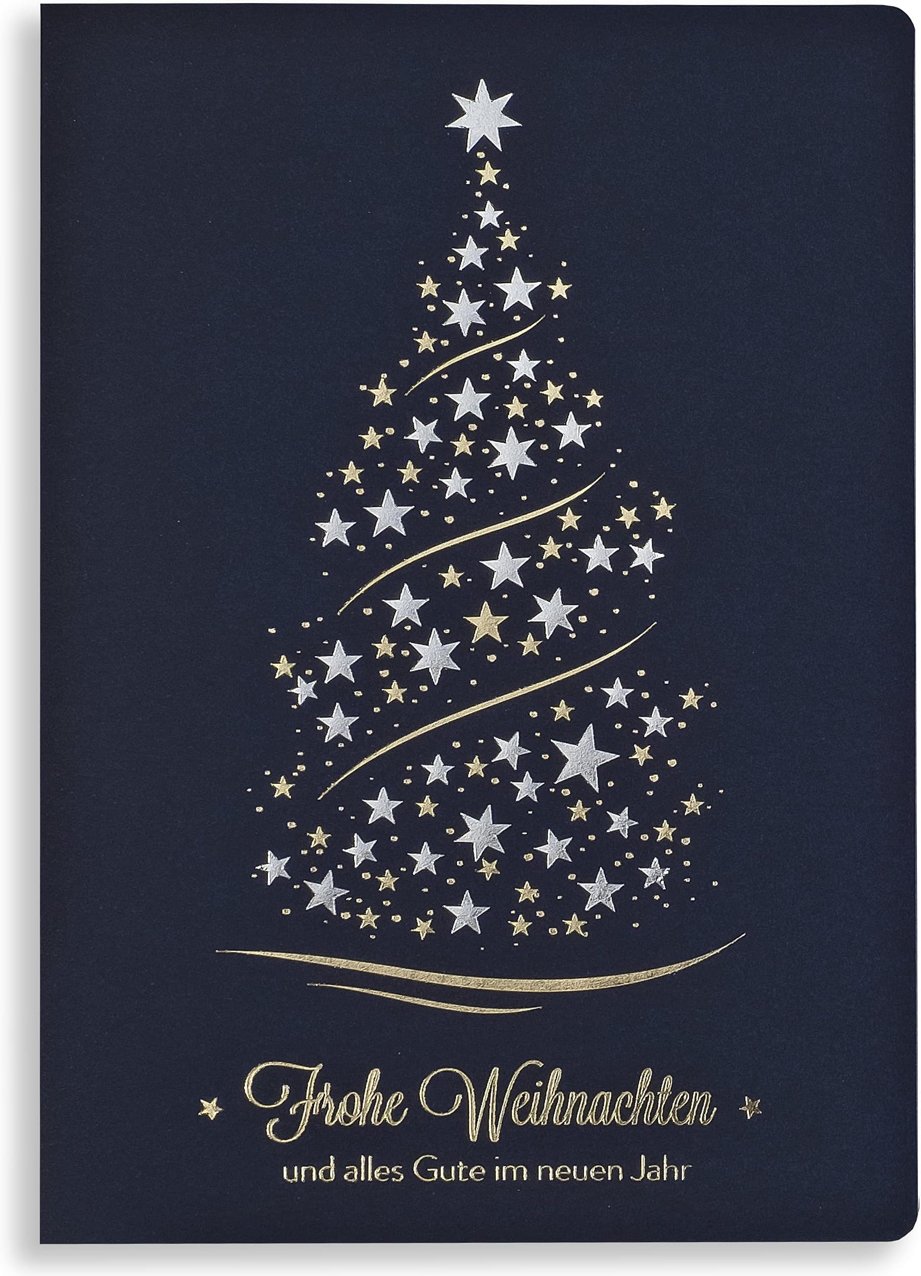 Für Einen Besonderen Freund Zu Weihnachten Grußkarte Luxus Folie - 9 X