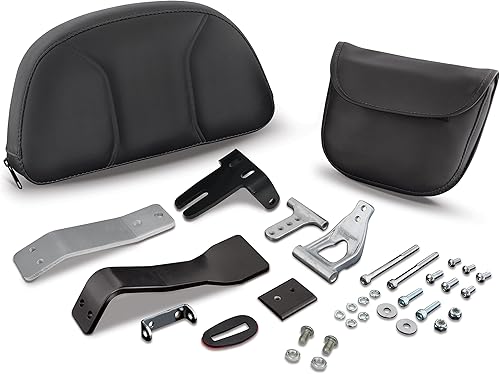 Show Chrome Accessories Respaldo de montaje inteligente extraíble 41-168A (Can Am Spyder RT), negro