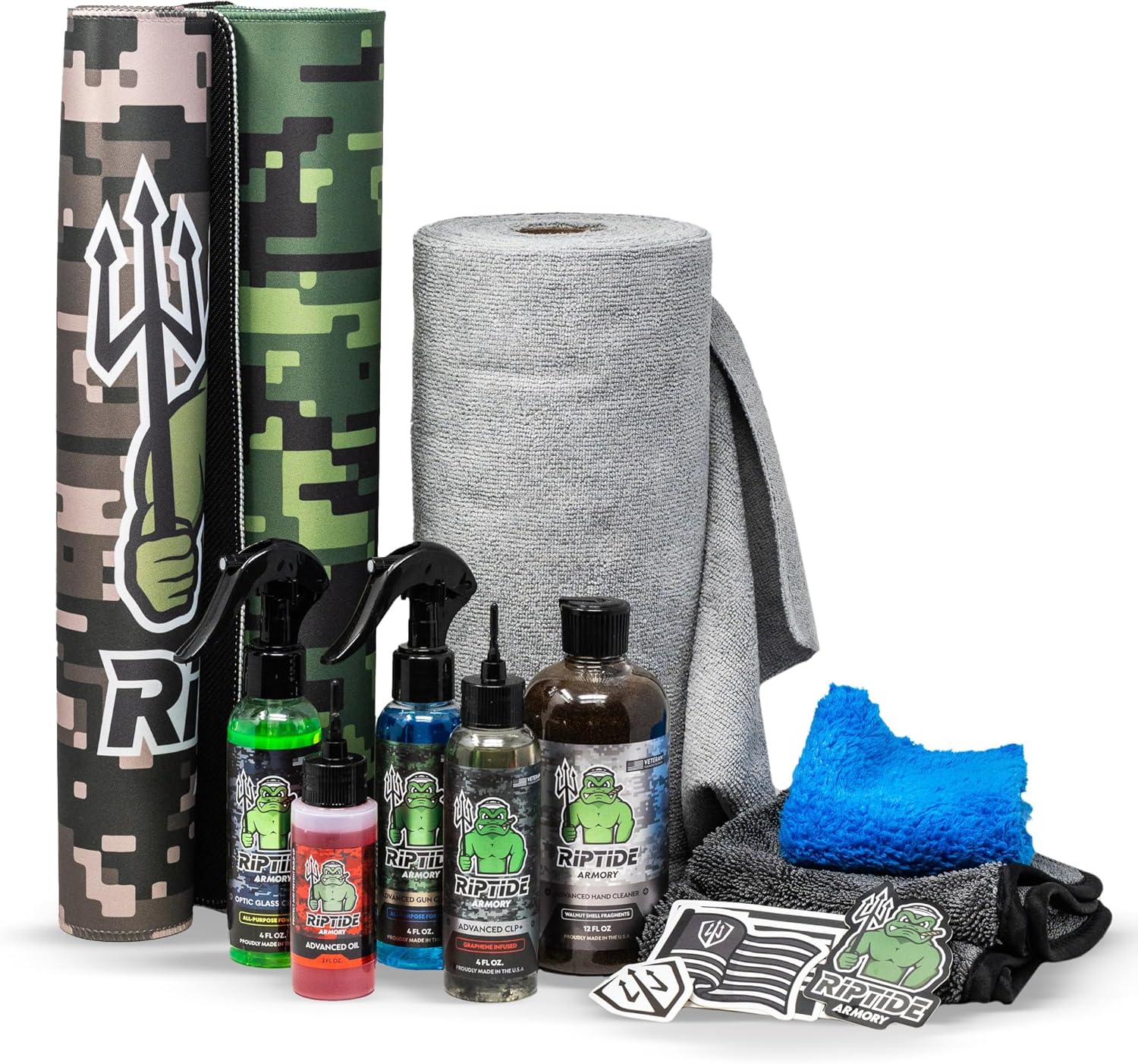 Riptide Armory Ultimate Cleaning Kit - Cleans, Lubes, Protects - Advanced Formula - Veteran Founded & Formulated by Former US Navy Seal
