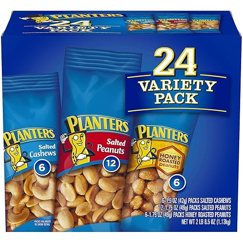 Paquetes de nueces para bocadillos (bolsas de 1.75 onzas, 24 unidades)