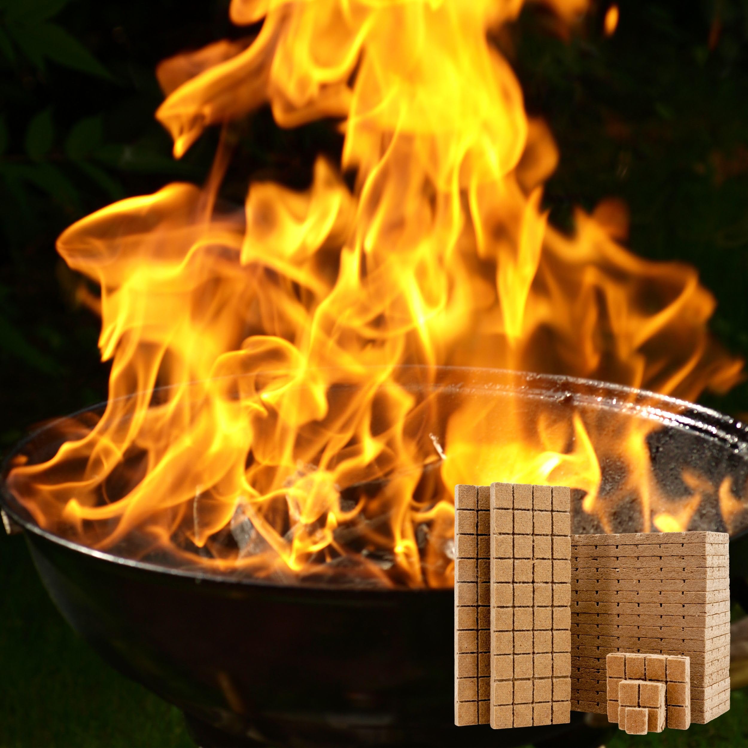 Kaminanzünder 2800 Stk Grillanzünder Würfel Schnellanzünder Öko Ofenanzünder Kohlenanzünder Feueranzünder Holzofenanzünder Holzwolle Wachs Grillfeueranzünder - Feueranzünder - Anzündhilfe - 6,3 kg