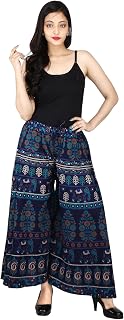 Women's Cotton Flared Long Palazzo