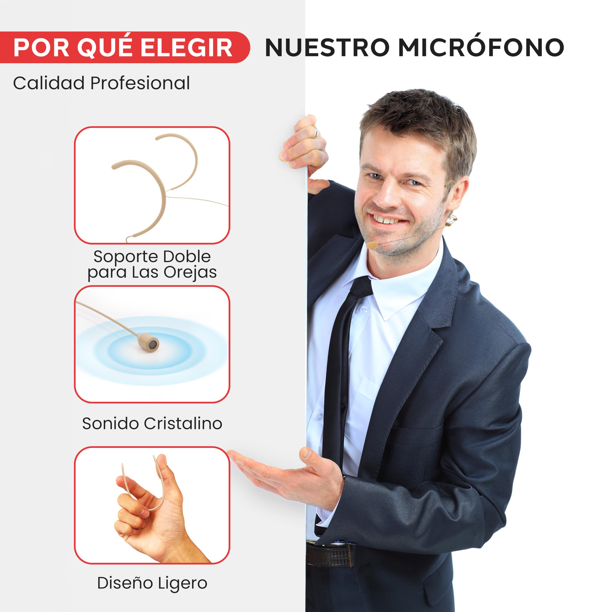 PYLE auriculares diadema, Doble, Profesionales, Microfono boom de condensador omnidireccional, Manos libres, Cable de 1.2m, Adapador de 3.5mm/6.35mm y Paraviento