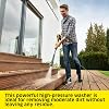 Kärcher high-pressure washer K 4 Power Control Flex eco!Booster Black Edition, pressure: max. 130 bar, flow rate: 420 l/h, area: 30 m²/h, Power Control gun, flexible high-pressure hose, dirt blaster