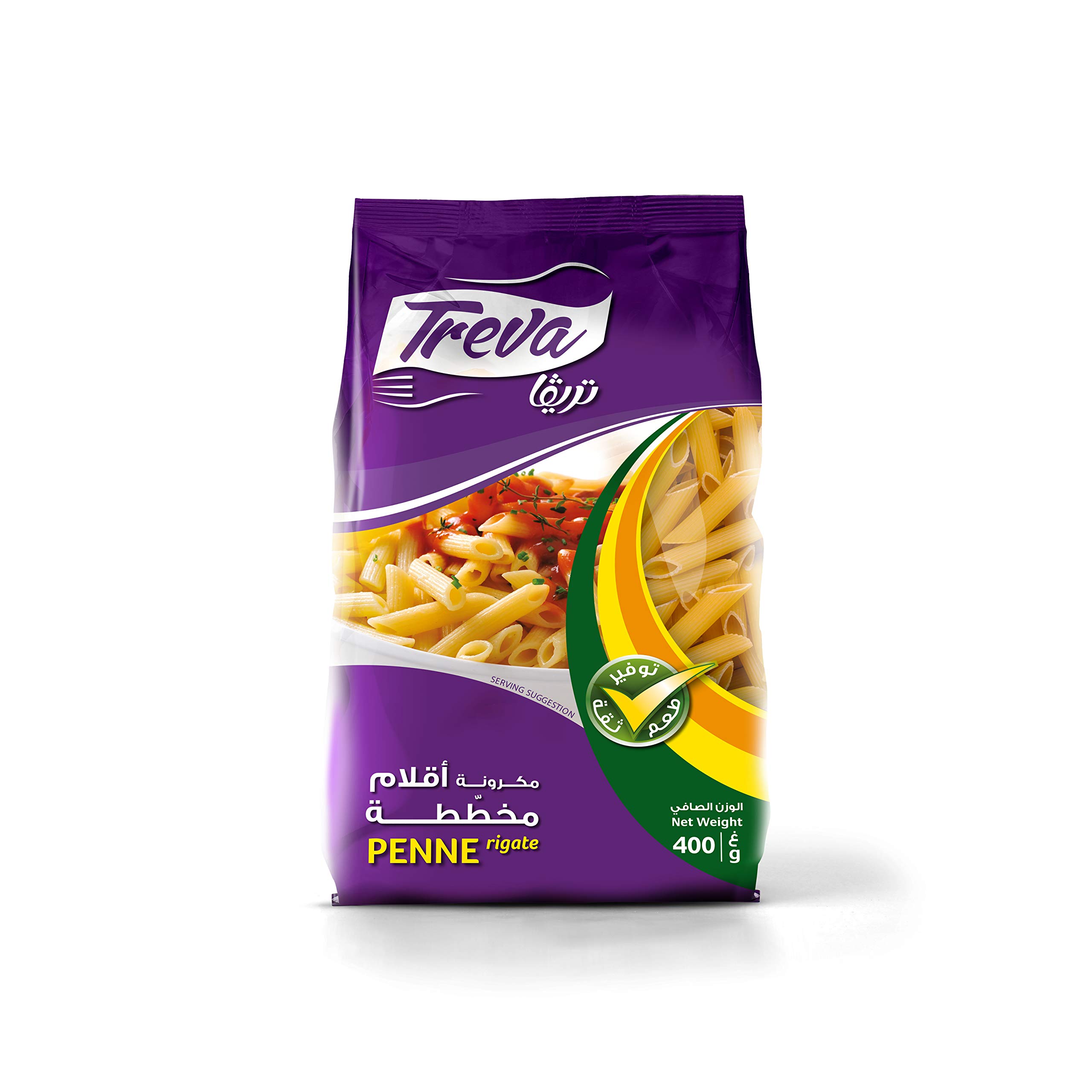 TrevaMacaroni Penne Rigate, 400 gm