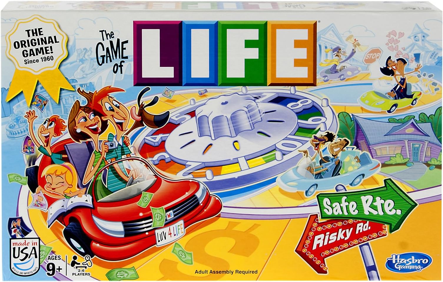 Hasbro Gaming The Game of Life: Board Game, Family, Life, 6 Players, Ages 9+