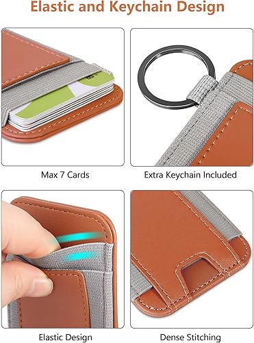 Miniatura 240 de ExtreLife Magsafe Wallet, cartera magnética más fuerte para iPhone 17/16/15/14/13/12, para tarjetero Magsafe con 2 ranuras para tarjetas, bloqueo