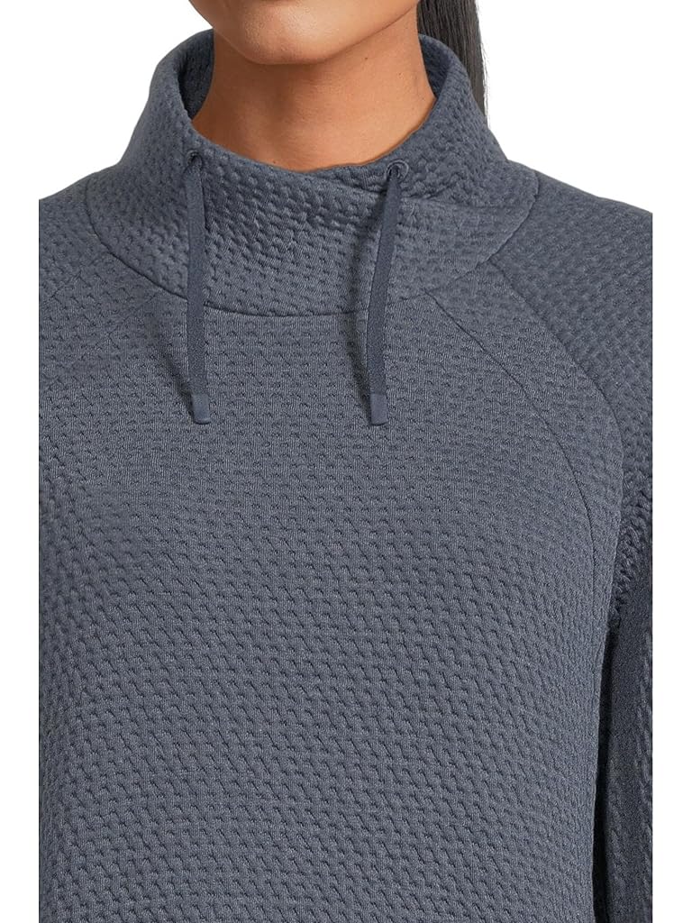 Navy L.L.Bean Ridgeknit Crossneck Pullover