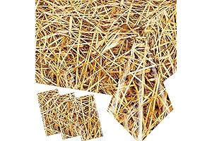 3-Piece Straw Tablecovers: Bring the Farm to Your Party!