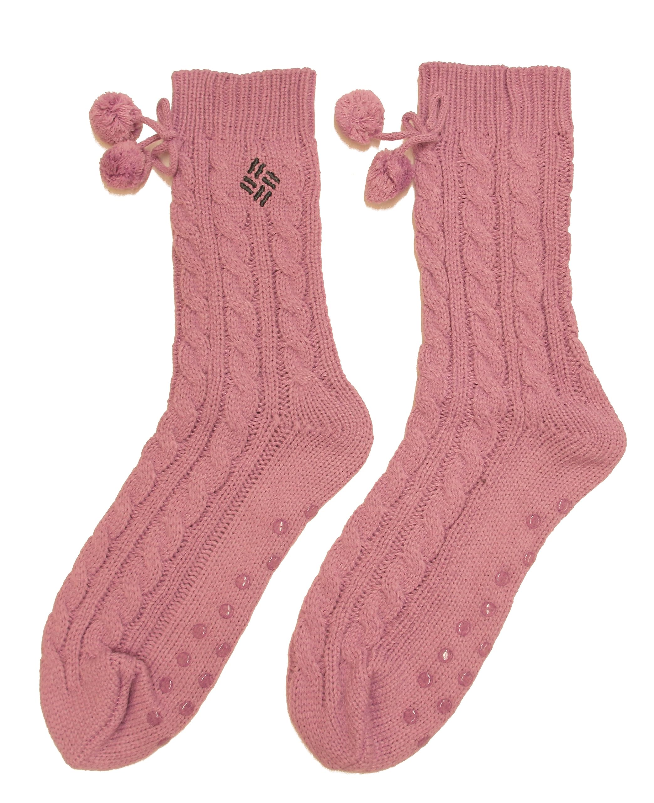 Columbia Women's Pom Pom Sweater Socks 1 Pair, Gumdrop, Women's Shoe 4-10