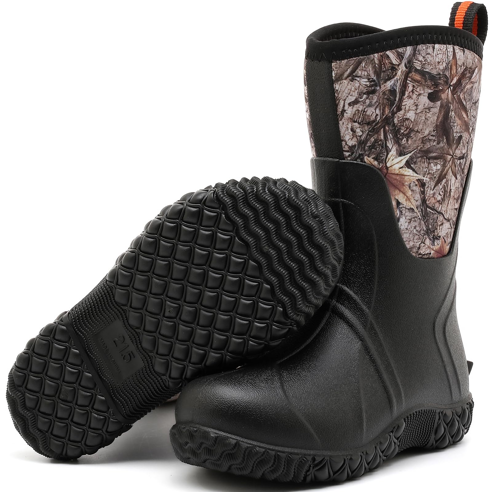 Yenxapei Gummistiefel Kinder Regenstiefel Stiefel für Jungen und Mädchen | Aus flexiblem Gummi Wasserdicht Rutschfeste Schneestiefel Perfekt für Schule, Spaziergänge, Matsch- und Regentage