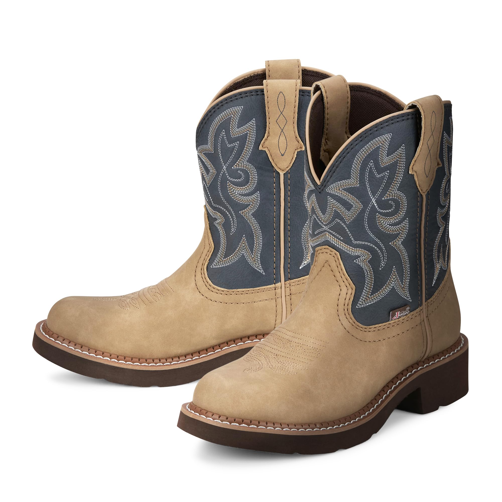 Justin Gypsy Kay 8 Cowboy Boots for Women - Premium Full-Grain Leather Womens Cowgirl Boots with Removable Orthotic
