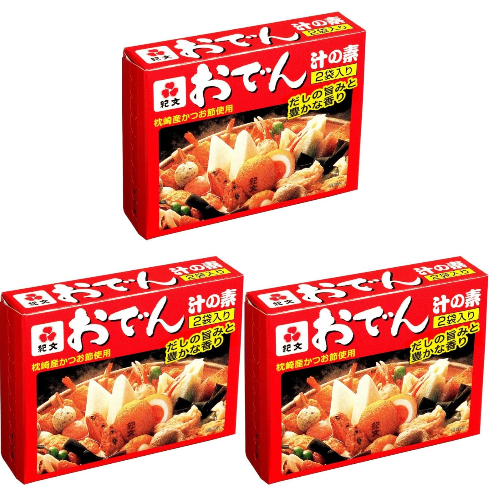 Amazon.co.jp: 【まとめ買い】 紀文 おでんの汁の素 17g×2袋 3箱セット 