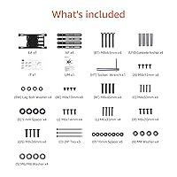 Vista 8 de Yaxa Basics Soporte de pared para TV de movimiento completo con nivelación horizontal posterior a la instalación para televisores de 32 a 86