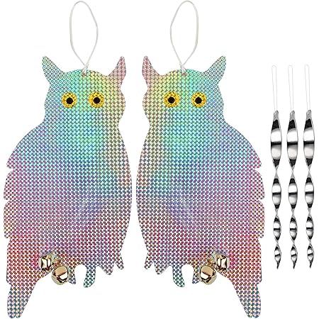 Amazon 鳩よけ 鳥よけ カラスよけ からす撃退 鳩撃退グッズ 鳥対策 スズメ撃退 鳩よけグッズ とりよけ 鳩対策グッズ からすよけ 防鳥ネット カラスよけネット 反射板 置物 庭の装飾 カラス専用退治器 防鳥防獣対策 鳥獣害用品 迷惑鳥撃退 防鳥 防獣ネット